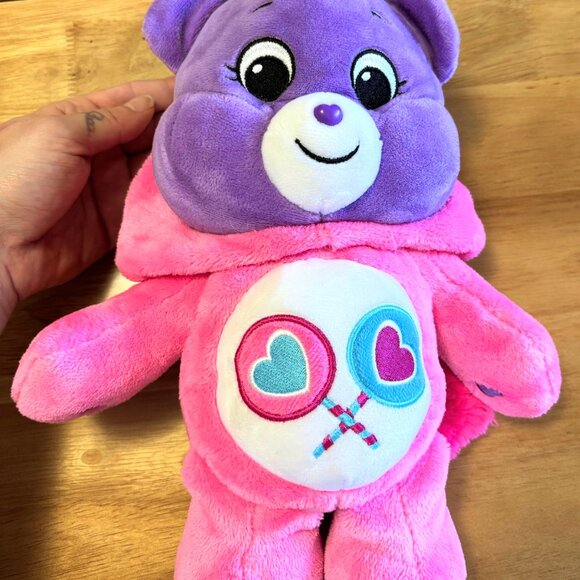 Care Bears 12" Share Bear Unicorn 2021 Hoodie Friends Collectors Plush - Picture 5 of 5